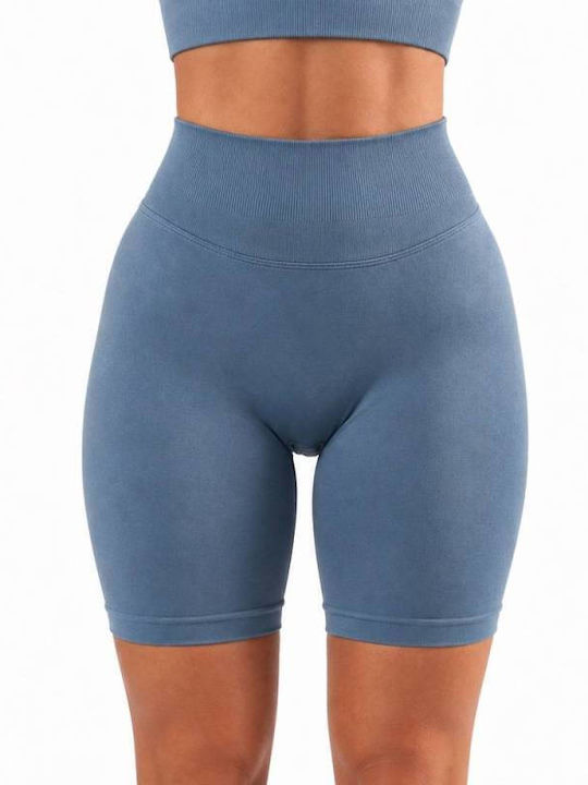 Training Women's High Waist Leggings & Push Up Blue Sapphire