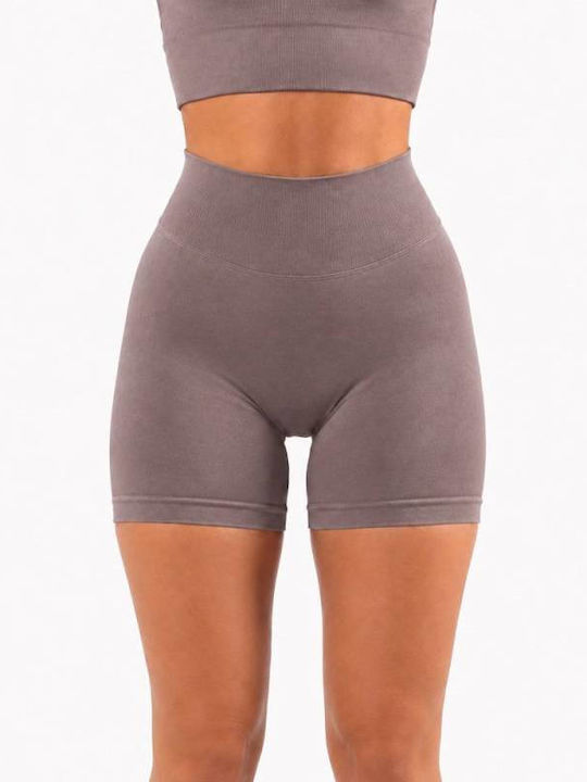 Training Women's High Waist Push Up Leggings Brown