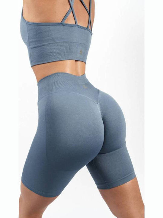 Training Women's High Waist Leggings & Push Up Blue Sapphire