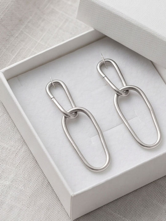 Touch Dangle Earrings 425 48 Silver