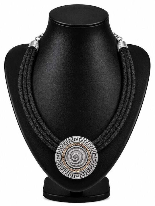Liva Fashion Geometric Black Necklace