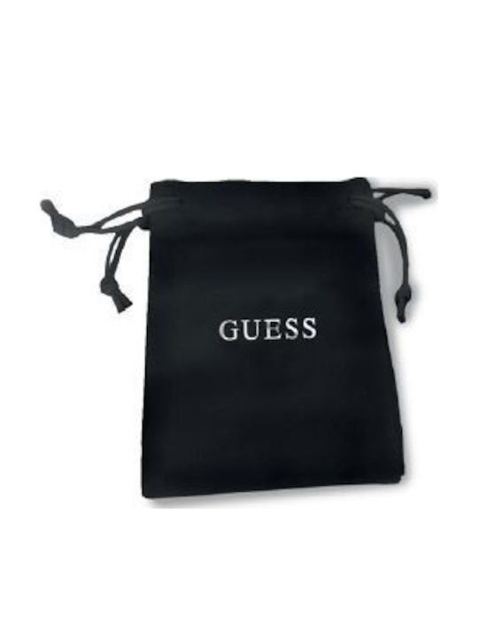 Guess Necklace ID Card from Steel Black