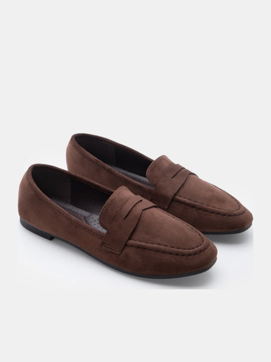 Women's Loafers In Brown Color