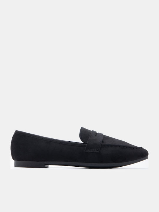 Mocasini Dama Loafers În Culoare Neagră