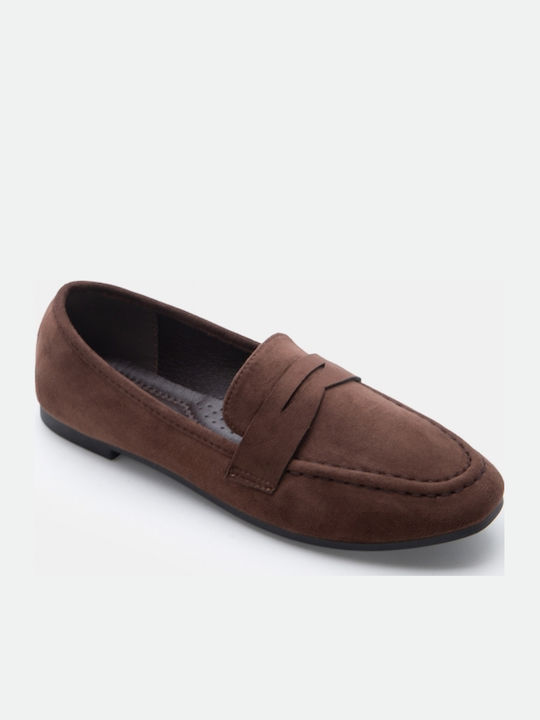 Women's Loafers In Brown Color