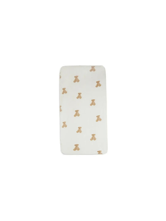 Jollein Baby Crib Flannel Fitted Sheet 75x140cm