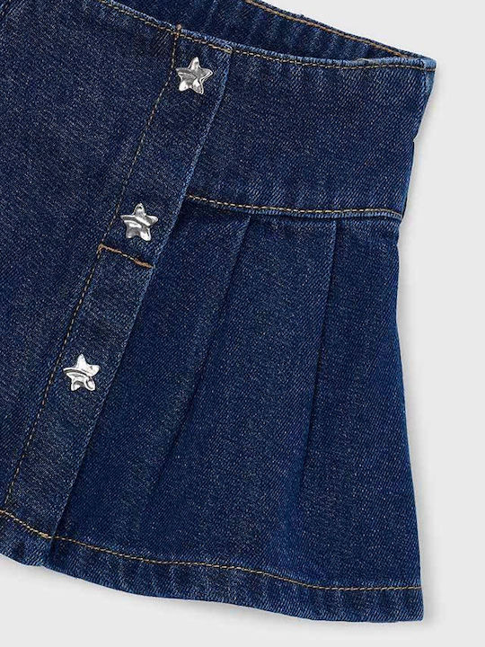 Fustă pentru copii din denim albastră