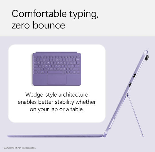 Microsoft Surface Pro Keyboard Cover Tastatură cu touchpad pentru tabletă Engleză SUA Violet