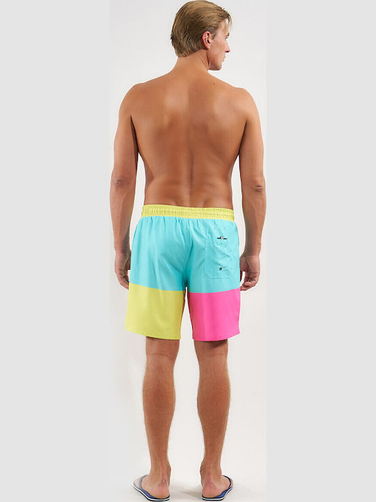 Herren-Bademode Kurze Hosen Hellblau 1065560005-Gelb