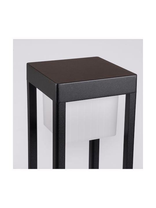 Lampa De Grădină Pentru Exterior Stâlp Led 12w 3000k 80cm Negru Quercus Lumiled