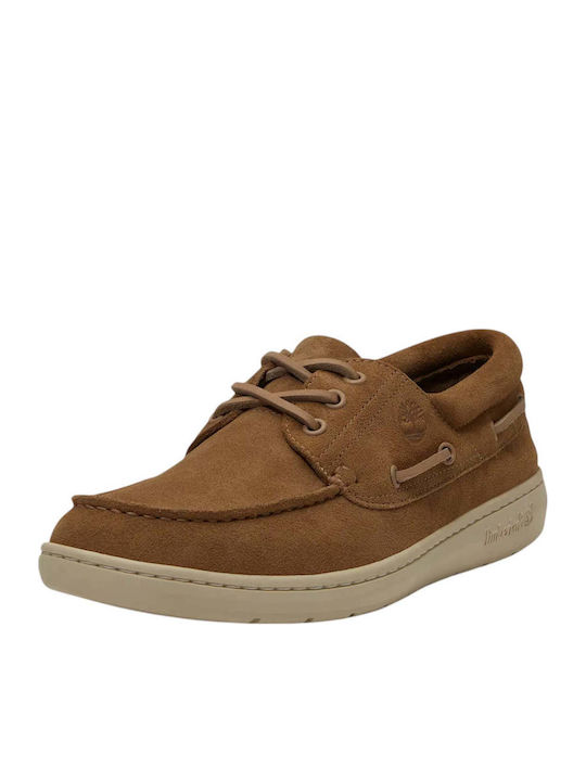Damen Mokassins aus Leder in Beige Farbe
