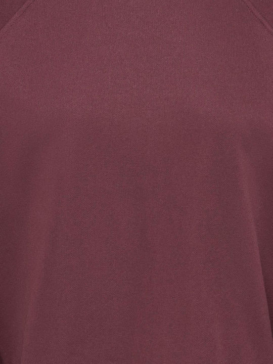 Damen Sweatshirt Burgundisch