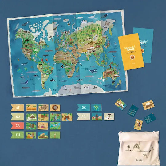 Επιτραπέζιο Παιχνίδι Wonderful World - A Game to Explore the Marvels of our Planet για 2-6 Παίκτες 8+ Ετών LF005 Londji