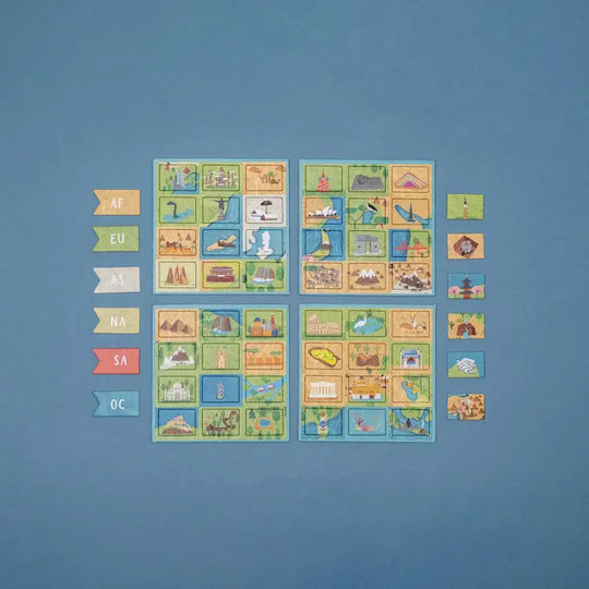 Επιτραπέζιο Παιχνίδι Wonderful World - A Game to Explore the Marvels of our Planet για 2-6 Παίκτες 8+ Ετών LF005 Londji