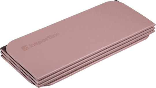 inSPORTline Klappbare Trainingsmatte Pilates Beiges mit Tragegurt (180x61cm)