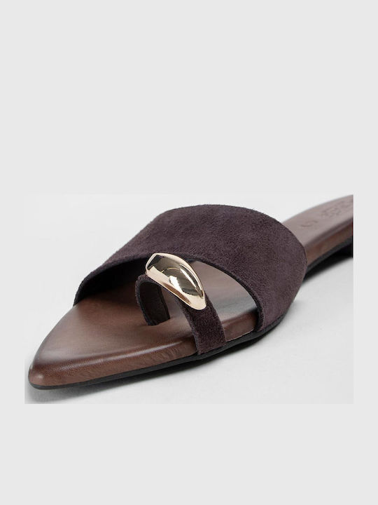 Women's Flat Sandals Brown