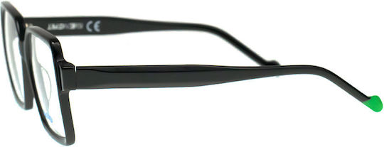 Tipi Diversi Td6622 C1 Black Acetate Prescription Eyeglass Frames