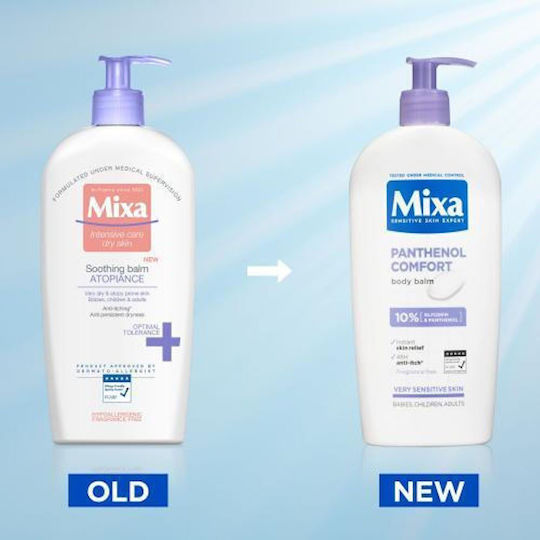 Mixa Comfort Ενυδατικό Balm Σώματος με Πανθενόλη 400ml