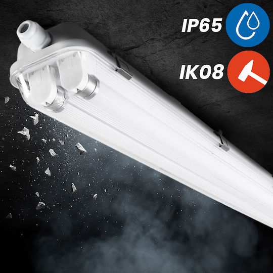 Wasserdichte LED Lampe Staubresistent 60cm 2xt8 G13 Ip65 Herso Lumiled