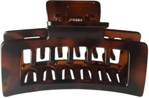 Claw Clip 8.5cm Hollow Black-Brown Sk-11354 Piece