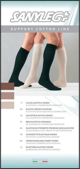 Sanyleg P22 Mm Hg 15-21 Calf High Medical Compression Socks Graduated Compression 15-21 mmHg Black