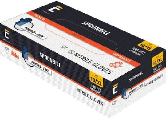 Cerva Nitrile Gloves Powder Free in Blue Colour 100 Pieces