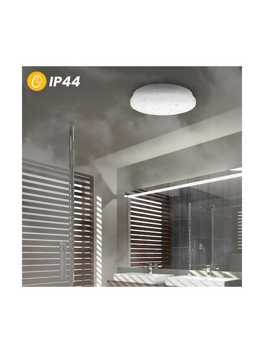 Deckenleuchte montieren Led Wandlampe Notus 2 12w Rund 25 Cm Ip44 Lumiled