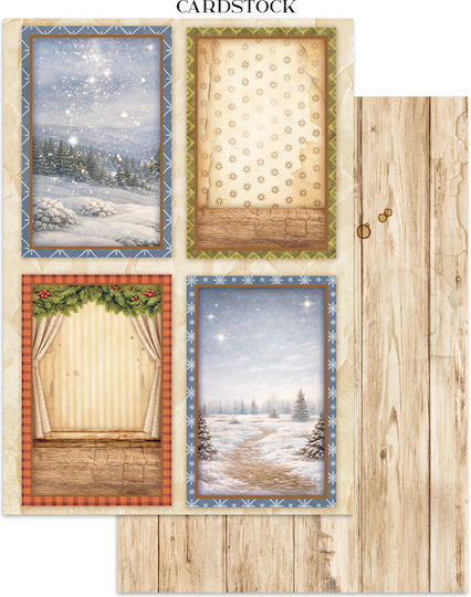 Junk Journal Focus Point Decupaje Fundaluri Silent Night