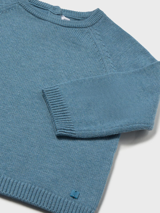 Kids Long-sleeved Blue Sweater
