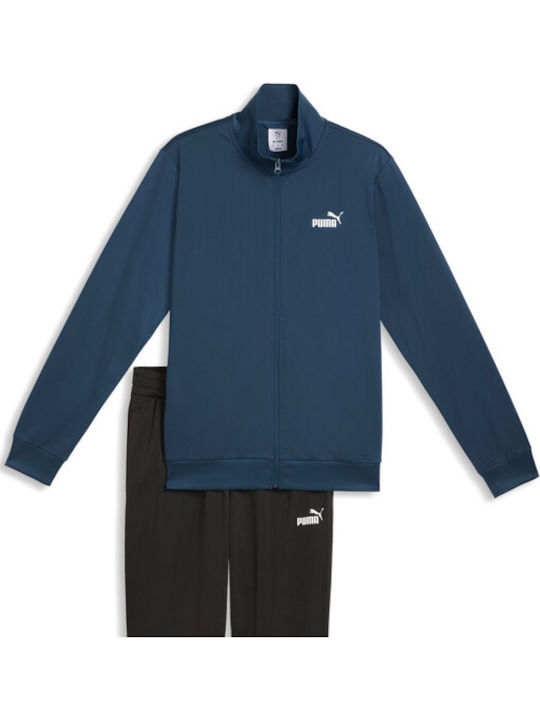 PUMA Ess Poly Set Trening Lucios Cu Elastic Petrol PUMA Ess Poly Set Trening Lucios Cu Elastic Petrol