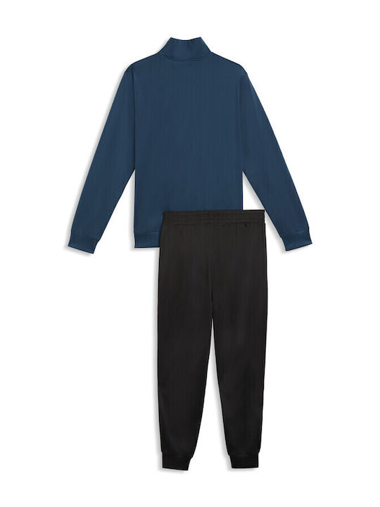 Ess Poly Herren-Sweatpants Glänzend mit Gummizug Petrol