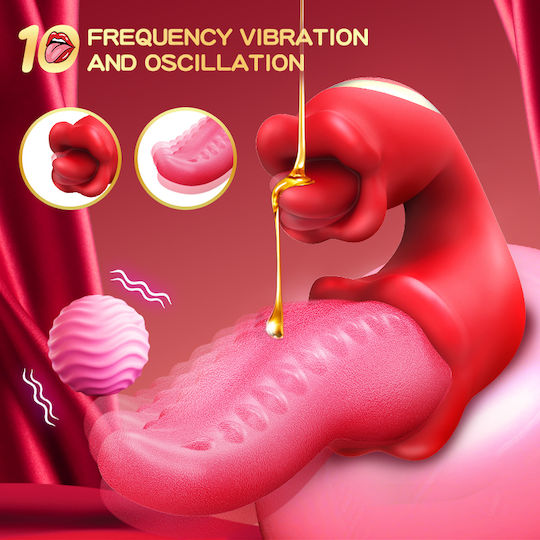 Clitoral Vibrator Red