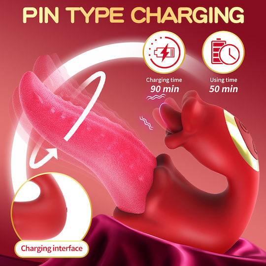 Clitoral Vibrator Red