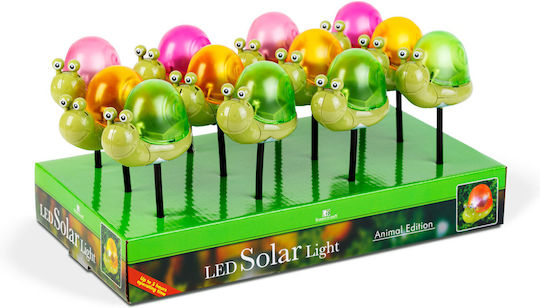 Solarleuchte Schneckenlampe Dekorative Gartenbeleuchtung Pfahl Weiß Licht
