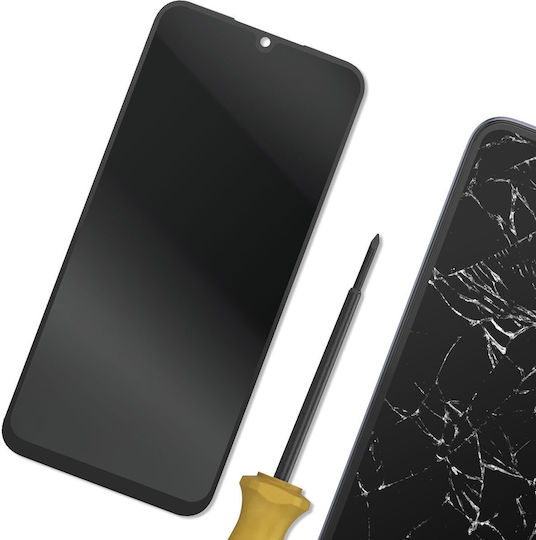 Clappio Ersatzbildschirm Galaxy A25 5G LCD Display Vorgefertigter Touch-Mechanismus Schwarzes
