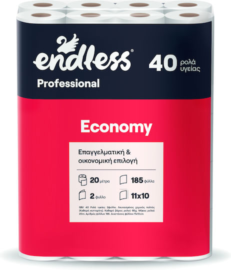 Endless Economy Toilet Paper 2-Ply 40 Rolls (67gr/Roll) 1100114004