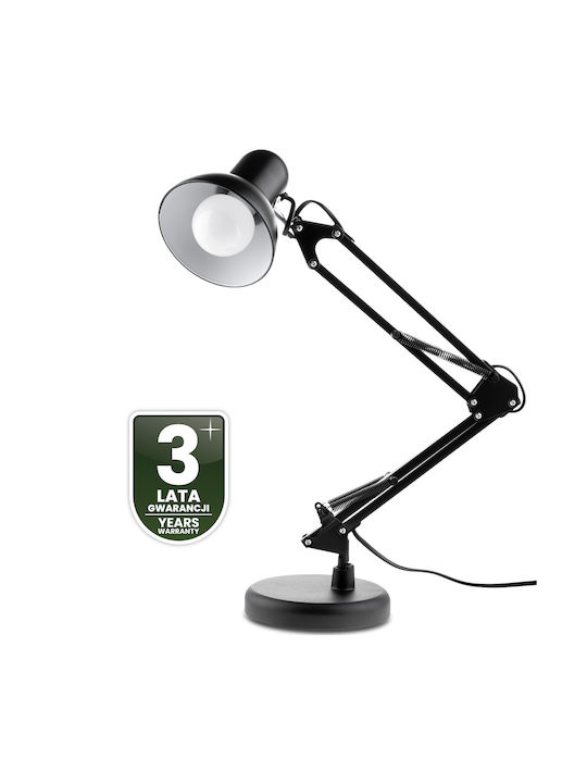 Lumiled Φωτιστικό Γραφείου για Ντουί E27 σε Μαύρο Χρώμα