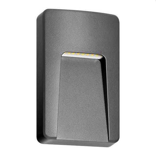 Adviti Waterproof Wall-Mounted Outdoor Lighting LED 3W 4000K Adviti Waterproof Wall-Mounted Outdoor Lighting LED 3W 4000K