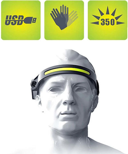 Cree Lanterne Reîncărcabilă De Cap LED IPX4 Cu Luminozitate Maximă 350lm