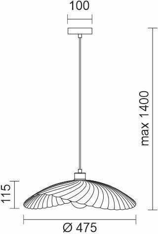 Spot Light White Ceiling Light with E27 Socket