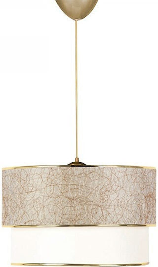 Pakketo PWL-1089 Pendant Light Gold with Socket E27 30x30x20cm