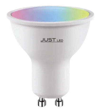 Just LED Smart Lampe LED 5W für Fassung GU10 RGBW Dimmbar