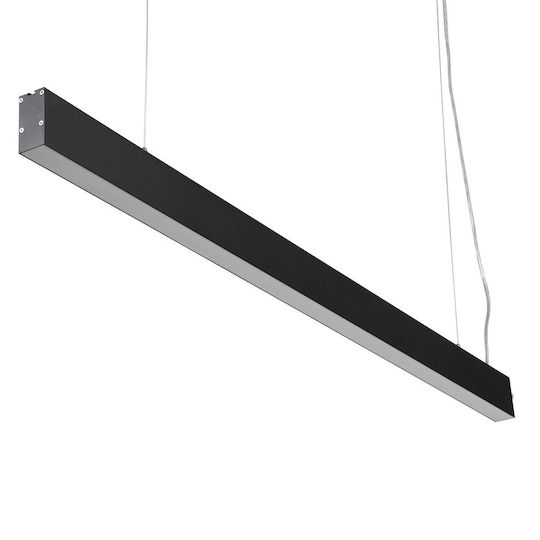 GloboStar LED Линейно Таванно Осветително Тяло 54W Топло Бяло IP20 с Регулируема Интензивност Д120xВ7см.