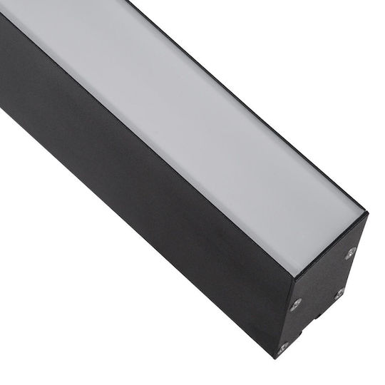 GloboStar LED Линейно Стенно Осветително Тяло 54W Топло Бяло IP20 Д120xВ7см