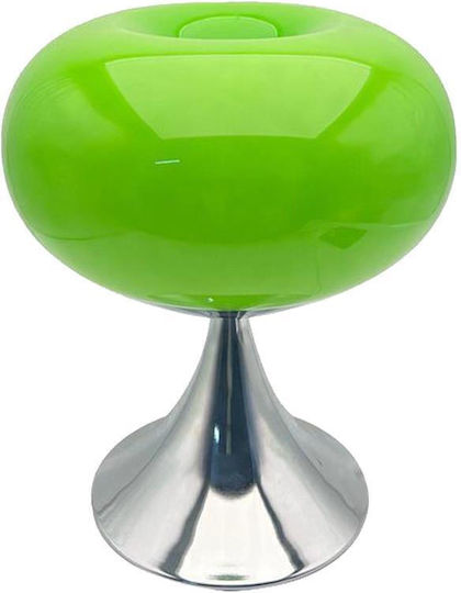 Next Glas Tischlampe LED mit Grünem Hut und Basis Next Glas Tischlampe LED mit Grünem Hut und Basis