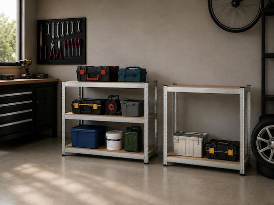Next Dexion Galvanized Shelving Unit 90x40x200cm with 5 Shelves Total Load Capacity 875kg