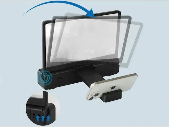 Phone Screen Magnifier Built-In Bluetooth Speaker 12" Ultimate Experience