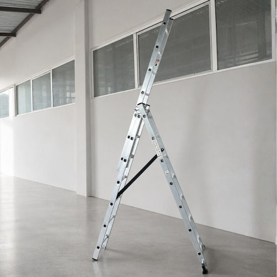 Vesta Triplu Scara combinata Aluminiu 3x7