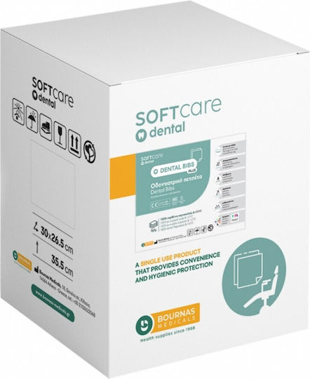 Zahnhandtuch Soft Care Plus mit Dispenser Hellblau 500 Stücke