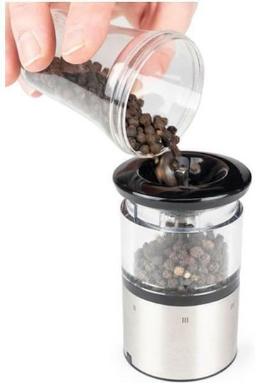 Peugeot Elis Sense Electric Inox Pepper Mill 20cm Silver